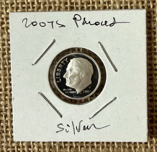 2007 S Roosevelt Dime Silver Proof