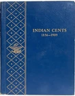 Whitman Indian Head Cent Collection Book 1856-1909 - Partial Folder 48 Coins