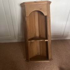 Solid pine  Corner Unit Display Cupboard