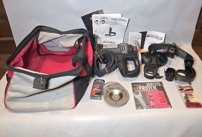 #ad #ad BOSCH Roto Zip RZ20 Spiral Saw Attachments Accessories Manual Carry Bag TESTED $69.99