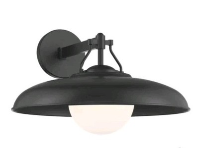 The Great Outdoors 73321 Cameo Shores 16''W Outdoor Wall Sconce - Coal