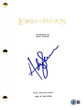 Andy Serkis Signed The Lord of the Rings Full Script Authentic Autograph Beckett