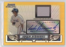 2008 Bowman Sterling Prospects Gold Refractor 31/50 Gorkys Hernandez Auto 4r3
