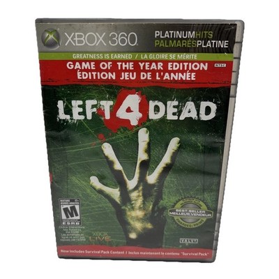 Left 4 Dead Xbox 360 Platinum Hits Game Of The Year Edition CIB Complete Tested