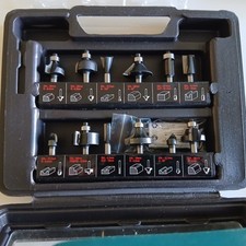 Trend SS8TC 1/4in TCT Router Bit Starter Set, 12 Piece