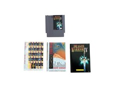 Dragon Warrior IV w/ Manual, Map, & Item Chart (Nintendo NES, 1992) TESTED