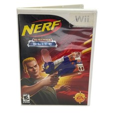 Nerf N-Strike Elite Nintendo Wii Video Game EA Sports 2009 Elite Squad Blaster
