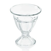 6 X Glas Eisbecher Eiskelch Eisschale Dessert Becher Schale Auf Fuß Ø 10 Cm