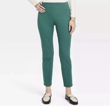 A New Day High-Rise Side-Zip Skinny Ankle Pants size 4 - Teal/Green - NEW