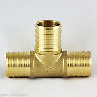(10) 1'' x 1'' x 3/4'' Brass PEX Tee