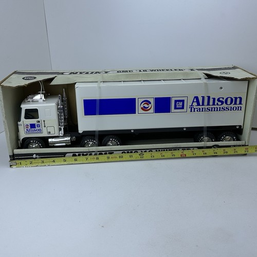 Nylint Allison Transmission GMC 18 Wheeler Truck Semi Trailer USA 911-Z Vintage - Picture 22 of 24