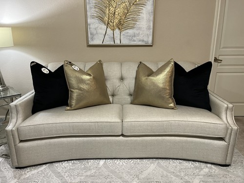 2-NWT CALLISTO METALLIC GOLD WOVEN DECORATIVE PILLOW - Picture 17 of 20