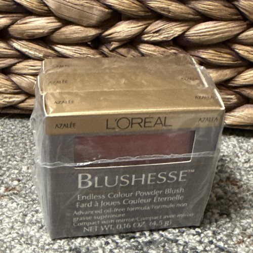 3 L'OREAL BLUSHESSE ENDLESS COLOUR POWDER BLUSH, AZALEA Sealed - Picture 1 of 6