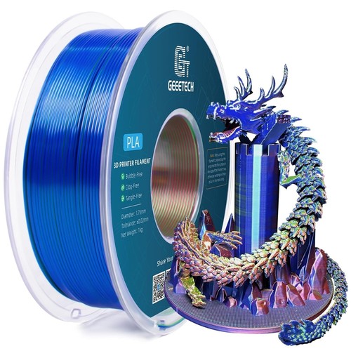Geeetech Silk PLA Drukarka 3D Filament 1kg 1,75mm Farby jedwabne PLA Filament DE - Zdjęcie 25 z 47