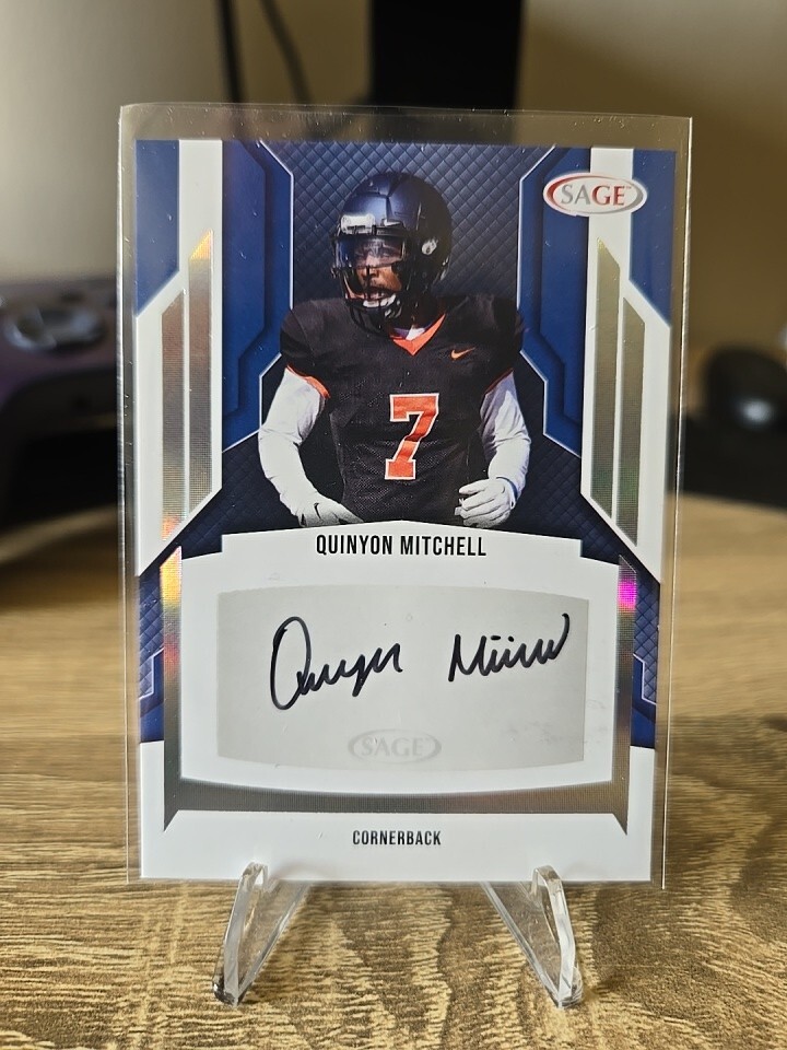 QUINYON MITCHELL AUTO 2024 SAGE AQM Philadelphia Eagles eBay