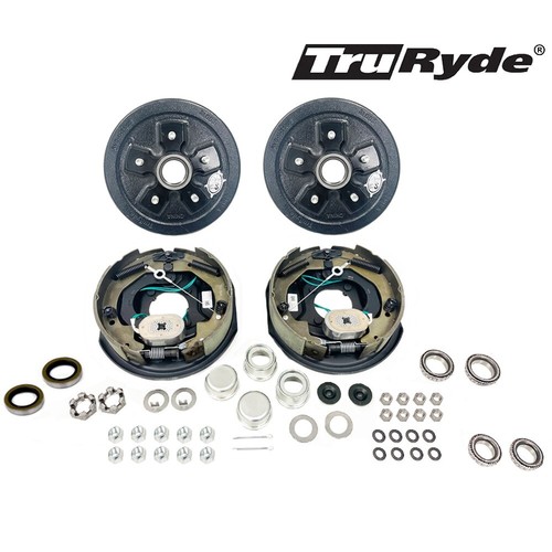 Southwest Wheel 3,500 lbs. Trailer Axle Self Adjusting Electric Brake Kit 5-4.5"
