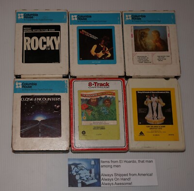 8 Track Tapes Rocky Star Wars Close Encounters of the Third Kind Plus More!