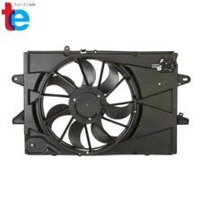 Radiator Condenser Cooling Fan Assembly 2010-2017 For Chevrolet Equinox 2.4L
