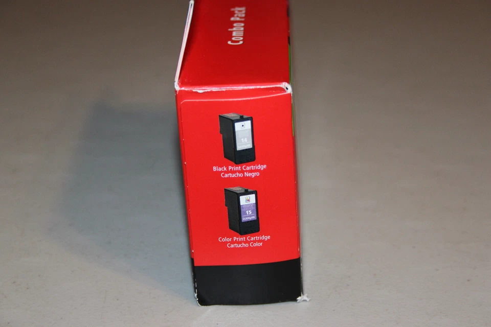 Lexmark Printer Cartridges Combo Pack of #14 Black and #15 Color,NEW in box - Image 4 of 4