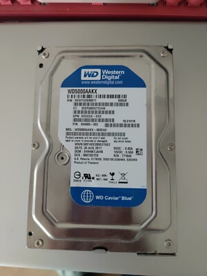Disque Dur Western Digital WD5000AAKX 500 Go SATA III 7200 RPM - Occasion Parfait état