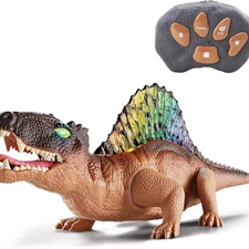 Remote Control Dinosaur Toys for Kids Light Up & Realistic Roaring Sound