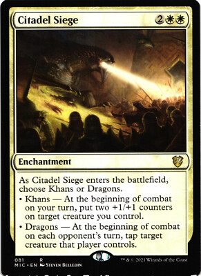 Magic the Gathering Citadel Siege 081 Regular Rare MIC 2021