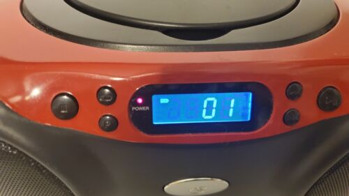 GPX CD Player Cord Or Battery BC232R Aux Line In AM FM Radio Mini Boombox - Picture 2 of 12