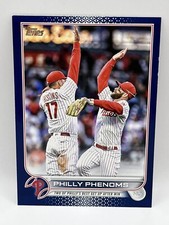 2022 Topps Update Royal Blue Philly Phenoms Rhys Hoskins Bryce Harper #US112