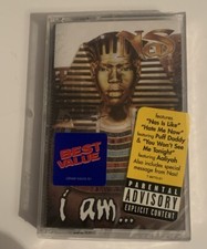 NAS I AM 1999 SEALED Cassette Tape RARE hype stickers MINT