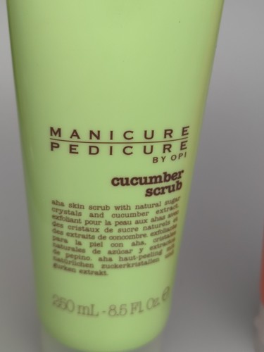 Lot 2. O.P.I Manicure Pedicure Cucumber & Papaya Pineapple Scrub massage 8.5 oz - Picture 4 of 6