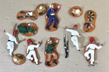 TROPHY MINIATURES EGYPT & SUDAN WAR EGYPTIAN IRISH BRITISH ROYAL MARINE WOUNDED