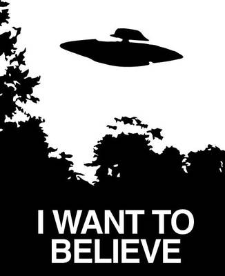 I Want To Believe Vinyl Decal Sticker X Files Sci Fi Scully Ebay
