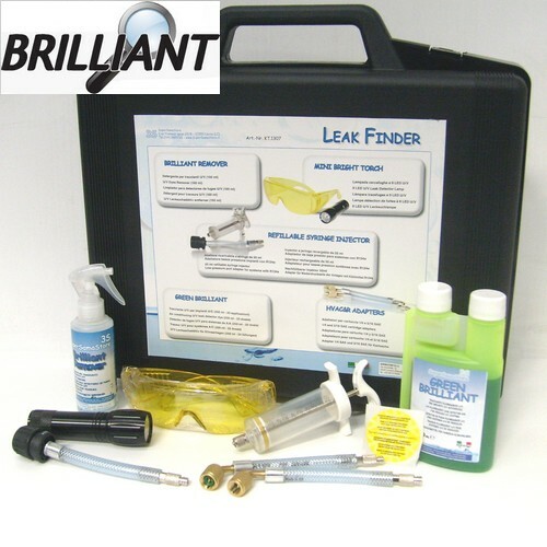 3S KIT UV DETECTOR de FUGAS GAS REFRIGERANTE con Inyector recargable R410A R134A - Imagen 2 de 2