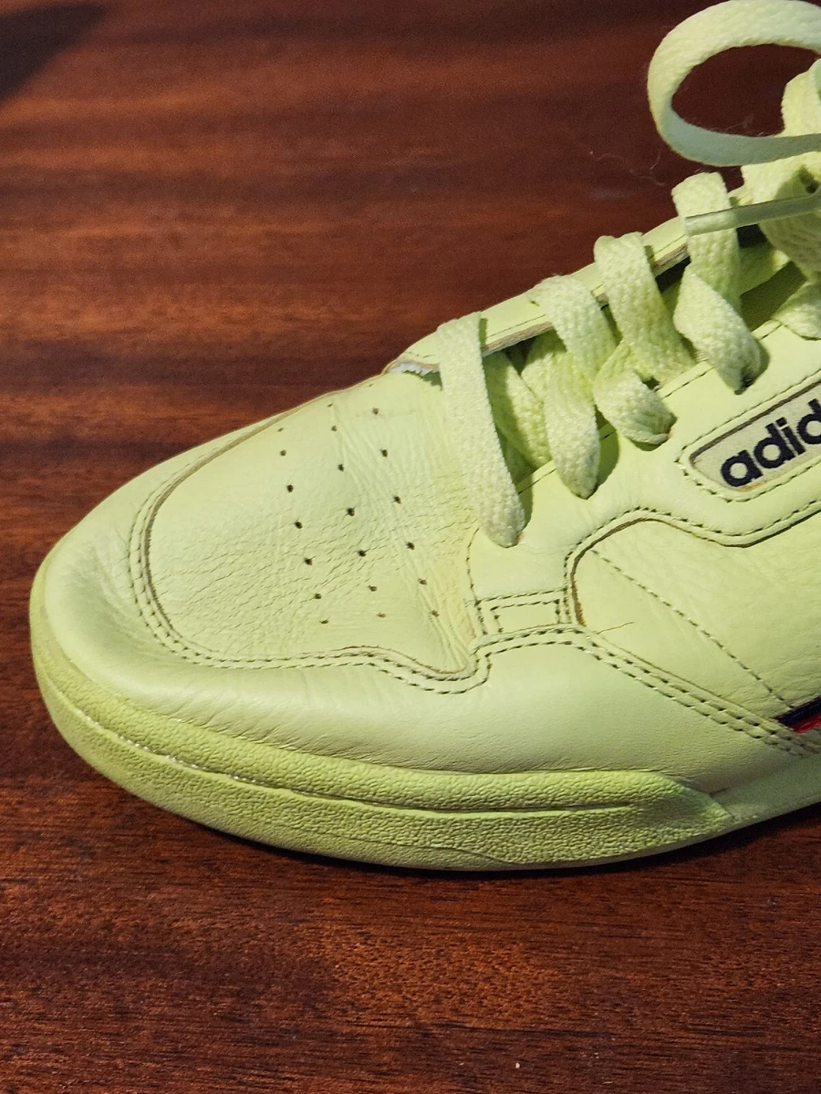 Adidas continental 8 shop frozen yellow & scarlet