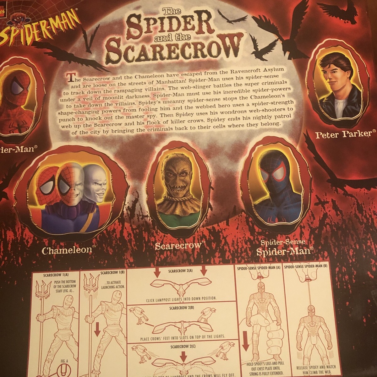 SPIDER MAN SCARECROWフィギュア Spider-man The Spider And The Scarecrow Box Set | eBay