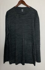 Athletic Works T Shirt Men's Size Medium DriWorks Long Sleeve Gray Pullover