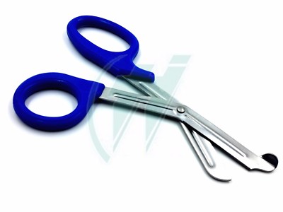 Industrial Shears 7.5'' Workshop Scissors Stainless Steel Sharp Blades Safety Tip
