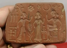 Jasper stone Near eastern Sassanian ancient engraving seal stone stamp relief