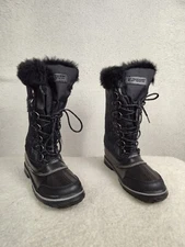 Superfit Canada Women Boots 9 Black Waterproof Lined Winter Calf Length Shoes