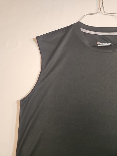 Champion Performance Vapor Mens Shirt Medium Sleeveless Crewneck Athletic Logo - Picture 3 of 20