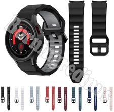Samsung Rugged Silicone Watch Band Strap for Galaxy Watch 4 5 6 40/44/43/47mm