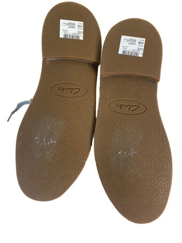 Clarks Originals Desert Uomo 10M Senape Scamosciata Unica Applique C NUOVO - Foto 8 di 9