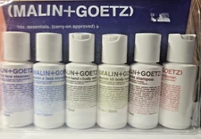 MALIN+GOETZ Essentials Carry-On Approved - 6 Pc For Face, Body & Hair, 1 Oz Each