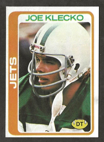 1978 Topps #287 JOE KLECKO New York Jets ROOKIE - Crease Free - 56