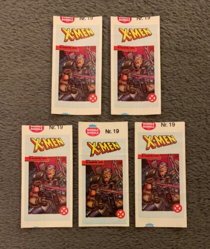 1994 DUBBLE BUBBLE GUM MARVEL X-MEN STICKERS 1992 IMPEL ART SINGLES YOU CHOOSE - Picture 7 of 9