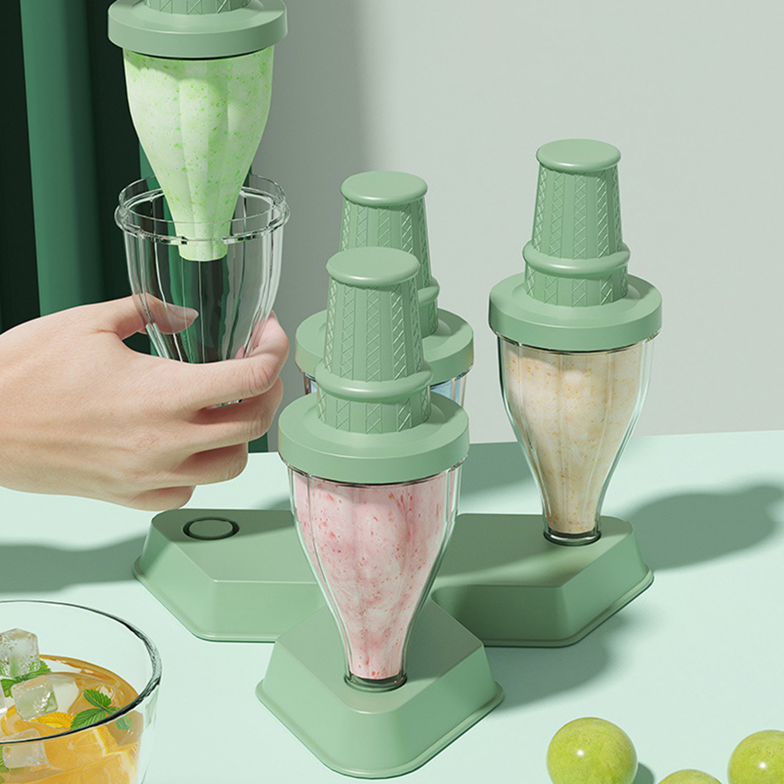 4pcs/set Popsicle Maker Food Grade Diy Baking Pudding Chocolate Ice