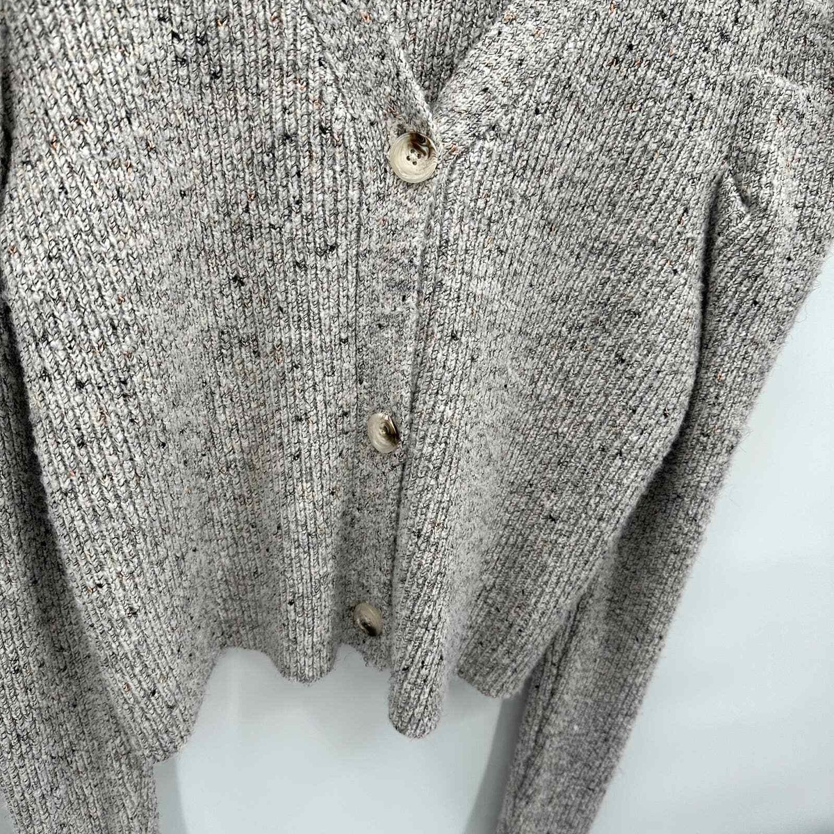 BB DAKOTA NWT Peri Puff Marled Cardigan Sweater // XL | eBay