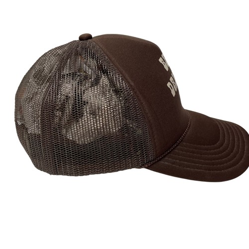 Vtg OTTO Mesh TRUCKER Hat BEER DRINKIN CLUB Snapback REDNECK Rodeo Hippie Cap - Picture 10 of 10