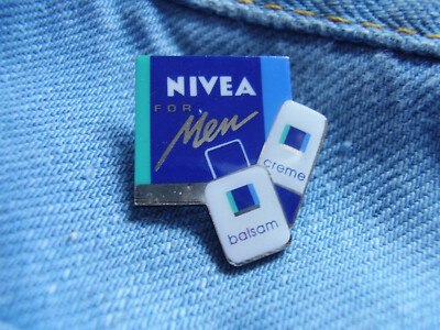 Pin Nivea for men cream balm face cream facial care Beiersdorf Hamburg 