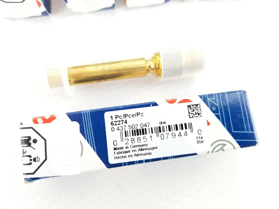 Mercedes Benz 6pc Fuel Injectors New Bosch 62274 0437502047 W124 W201 190E 300E  - Image 2 of 2